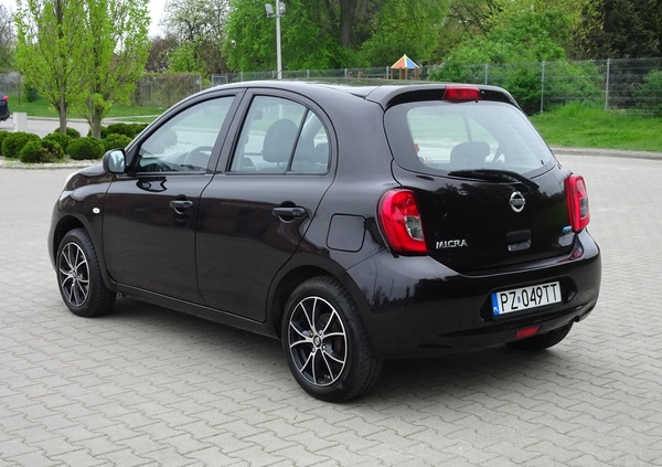 Nissan Micra cena 22700 przebieg: 93200, rok produkcji 2015 z Mońki małe 92